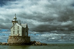 Haunted (Middleground) Stratford Shoal Light Made of Stone